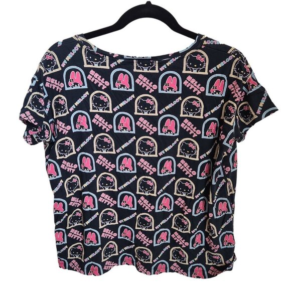Vintage Uniqlo x Sanrio Womens Hello Kitty T-Shirt Size M My Melody Cropped - Picture 3 of 9